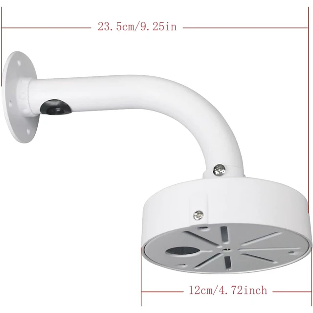 Alt view image 2 of 4 - 1PCS Dome Camera Mount Universal Camera Wall Mounting Bracket for CCTV Security Camera Camera Security Camera Camera (Bending Form Bracket)