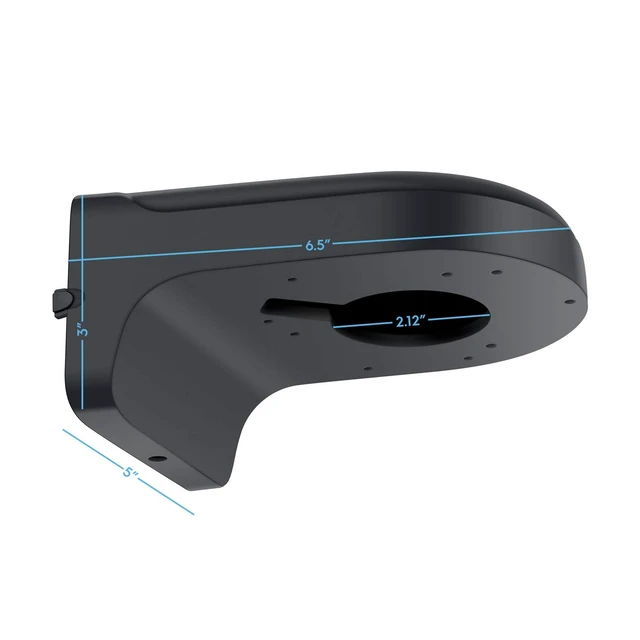Alt view image 2 of 2 - Amcrest AMCPFB203W-B Wall Mount Bracket for Dome Cameras, Compatible w/IPM-751B/W, IP2M-851B/W, IP3M-956B/W, IP3M-956EB/W, IP2M-856EW, IP4M-1028B/W, IP4M-1028EB/W, IP4M-1056E, IP5M-1176E, IP8M-2493E