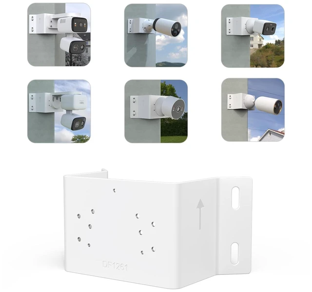 Main image of Koroao Corner Mount Bracket Compatible with TP-Link Tapo C246D/C236/C216/C217/C113/C420/C400/C400 KIT/C460 Cameras(White)