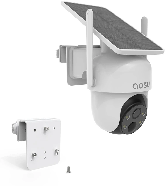 Main image of TIUIHU Gutter Mount for AOSU Solar Security Cameras Outdoor (SolarCam D1 Classic)AOSU T2 Pro Solar Security CameraAOSU T2 Ultra 4K Security Cam and ANSQUE 2K 3MP Security Cameras Outdoor (GU01/SA01)
