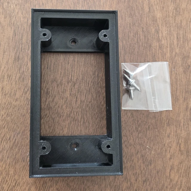 Alt view image 5 of 6 - 1 Inch Expander Spacer Mounting Bracket Compatible with Ring Battery Doorbell (2024 Model) 2nd Gen 3D Printed UV Resistant