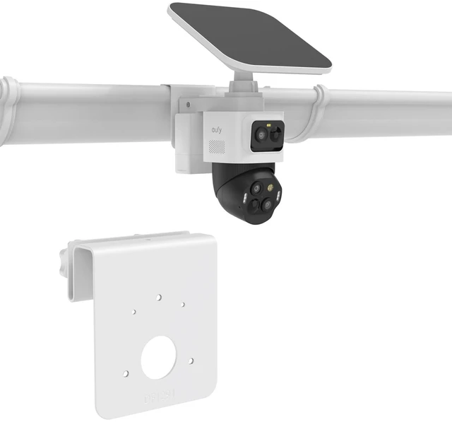 Main image of Lyeiaa Gutter Mount Bracket for eufy PoE NVR Security System S4 Max, eufyCam S4 and eufy PoE Bullet Security Camera E40 Gutter Bracket