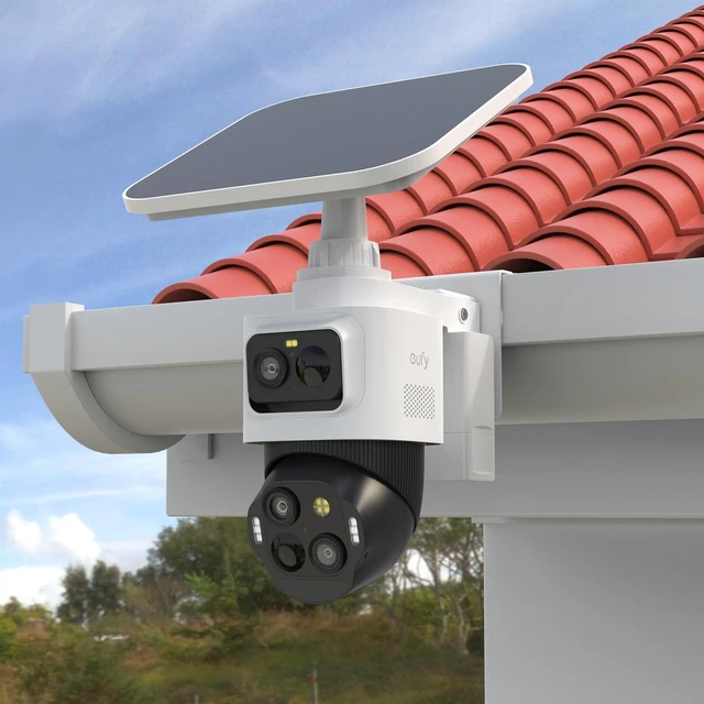 Alt view image 3 of 7 - Lyeiaa Gutter Mount Bracket for eufy PoE NVR Security System S4 Max, eufyCam S4 and eufy PoE Bullet Security Camera E40 Gutter Bracket