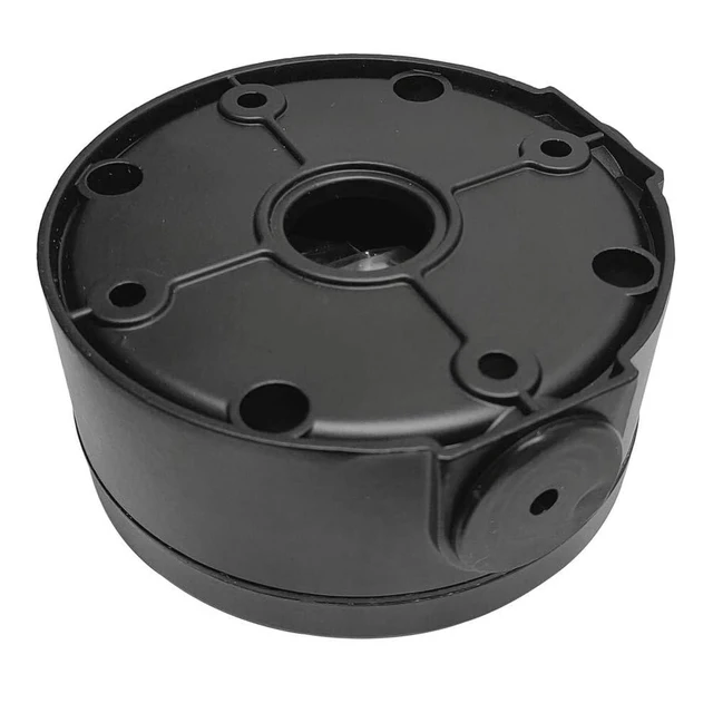 Alt view image 2 of 5 - Plastic Universal Junction Box for Bullet & Dome IP Security Camera Mount Bracket (Black-4 Pack)