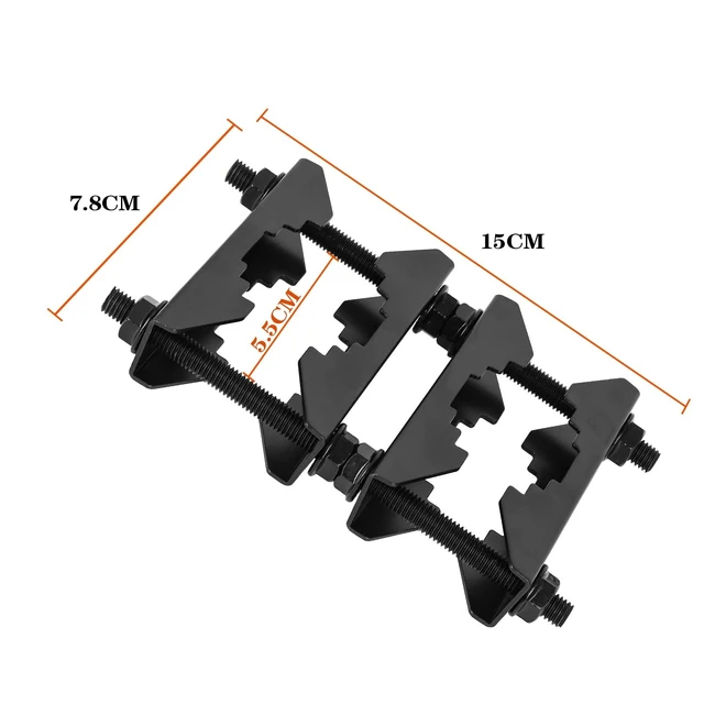 Alt view image 6 of 6 - Antenna Mast Clamp 2 inch Pole to Pole Mounting Kits Heavy Duty Mast to Mast Bracket (4 Pack, S)