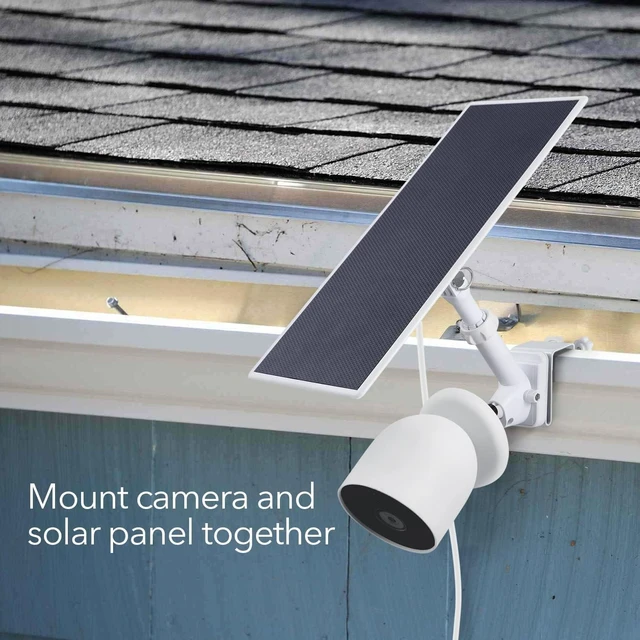 Alt view image 6 of 7 - Wasserstein Gutter Mount for Google Nest Cam (Battery) & Solar Panel (Camera & Solar Panel NOT Included)