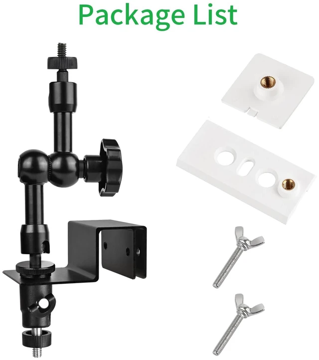 Alt view image 7 of 7 - 2-in-1 Gutter Mount for Solar Panel, Stick Up Cam Battery, Spotlight Cam and Spotlight Cam Plus/Pro(Battery), Perfect Angle to Get Adequate Sunlight for Your Solar Panel - Black