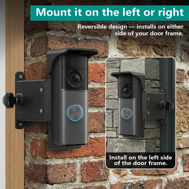 Alt view image 6 of 7 - Doorbell Brick Extender with Enhanced Viewing Angle and Visibility, Ideal for Home Security Installation, Compatible with Ring Wired Doorbell 2nd Gen, Plus(2nd Gen) & Pro(3rd Gen)