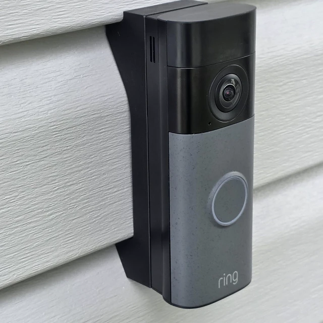 Main image of Dutch Lap 4.5 Siding Mounting Bracket Wedge Compatible with Ring Battery Doorbell (Newest Retinal Models) Battery Doorbell 2K, Plus 2K & Pro 4K 3D Printed UV Resistant