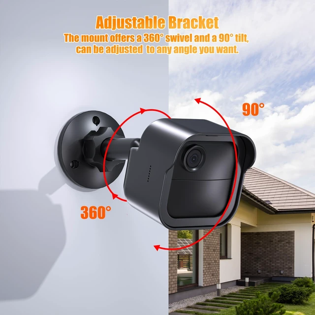Alt view image 6 of 7 - Wall Mount for All-New Blink Outdoor Camera, 360° Adjustable Mount (5 Pack) | Camera Mount for Blink Outdoor (4th & 3rd Gen), 2K+ Camera System with Sync Module Mount, Weatherproof Housing