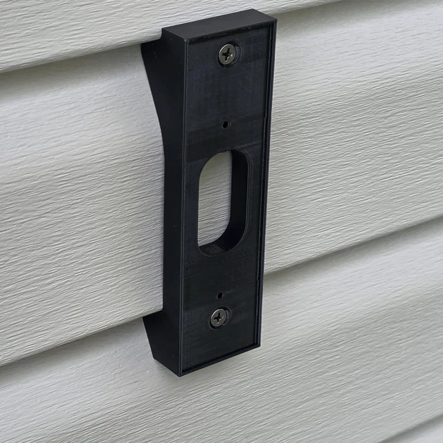 Alt view image 6 of 7 - Dutch Lap 4.5 Siding Mounting Bracket Wedge Compatible with Ring Battery Doorbell (Newest Retinal Models) Battery Doorbell 2K, Plus 2K & Pro 4K 3D Printed UV Resistant