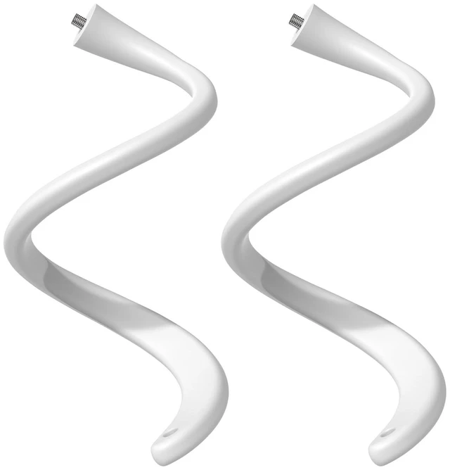 Main image of Holicfun Indoor/Outdoor Security Camera Flexible Twist Mount, White, 2-Pack | Universal 1/4"-20 adjustable bracket, fits Ring/Blink/Arlo/Wyze & more, 17.5-inch gooseneck holder, easy no-drill setup