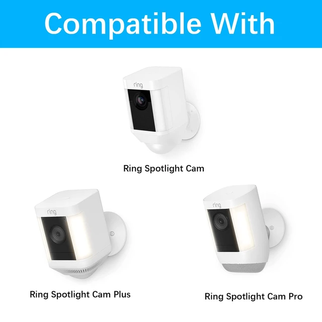 Alt view image 4 of 7 - HOLACA Ground Stake Mount for R-ing Spotlight Cam Plus/Pro, Outdoor Camera | Universally Compatible with Arlo, Eufy, Wyze, Google Nest, Simplisafe Cameras