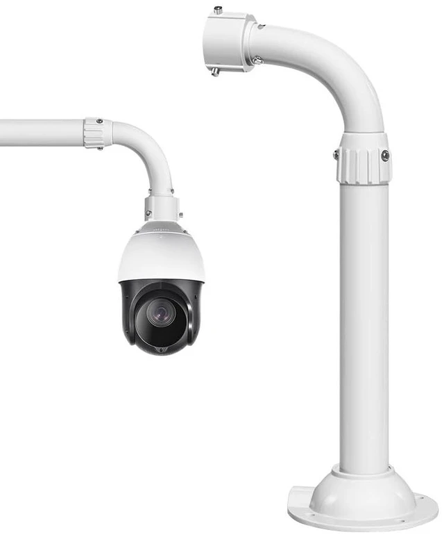 Main image of COMPCCTV Security Camera PTZ Mount Bracket, Dome PTZ Camera Mount Universal Camera Wall Mounting Bracket for CCTV Security Camera/IP Camera, L Type Telescopic Adjustable (16.4-23.8 inch)