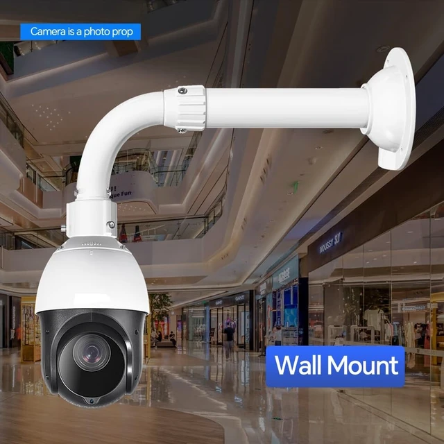 Alt view image 7 of 7 - COMPCCTV Security Camera PTZ Mount Bracket, Dome PTZ Camera Mount Universal Camera Wall Mounting Bracket for CCTV Security Camera/IP Camera, L Type Telescopic Adjustable (16.4-23.8 inch)