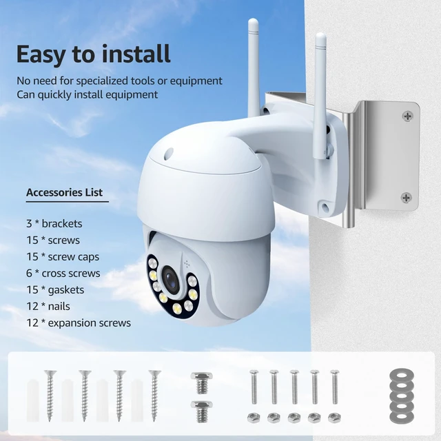 Alt view image 7 of 7 - 3 PCS Corner Camera Mount, Stainless Steel Mounting Bracket Compatible with eufy SoloCam S330/E30, AOSU PTZ Cameras, Solar Panels - Achieve 270° View of Exterior Wall Corner, Silver