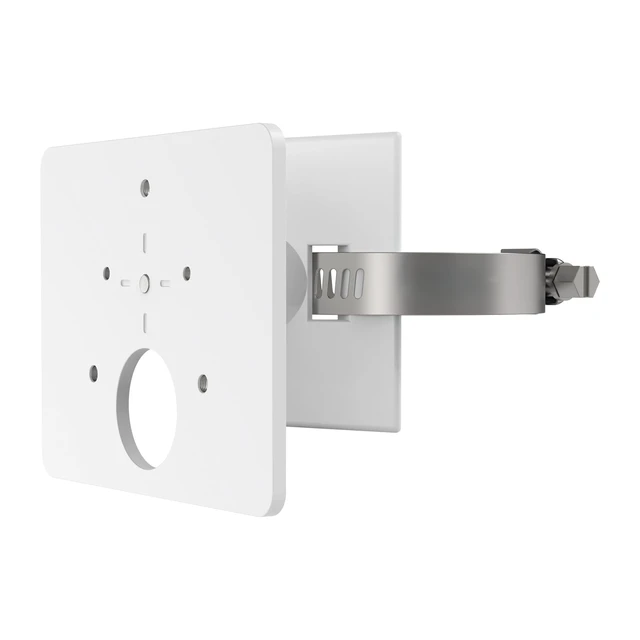 Alt view image 2 of 7 - Holicfun Pole Mount for eufyCam S4, PoE Bullet-PTZ Cam S4 and PoE Cam E40 | Mounting on round or square poles 1.512 inches in diameter, no-drill bracket for quick and flexible installation