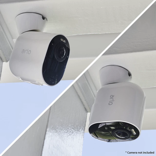 Alt view image 3 of 6 - Arlo Magnetic Wall Mounts (2 Count) White, Certified Accessory, Indoor & Outdoor Use, Works Pro 3/4/5S/6, Ultra Cameras
