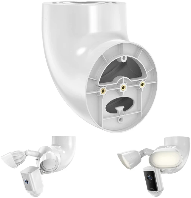 Main image of EDUP® Ring Camera Eave Mount for Ring Floodlight Cam Wired Plus/Pro | Fits for Ring Floodlight Cam Wired Pro & Ring Floodlight Cam Wired Plus & Blink Wired Floodlight Camera, White