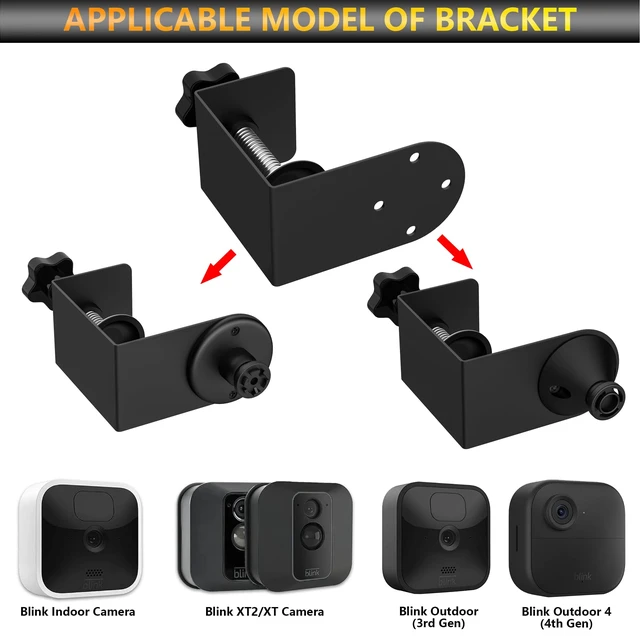 Alt view image 3 of 7 - Blink Outdoor Camera Mount - No Drilling Blink Security Camera Mounting Accessories for 4th/3rd Gen & Blink XT2/XT Camera