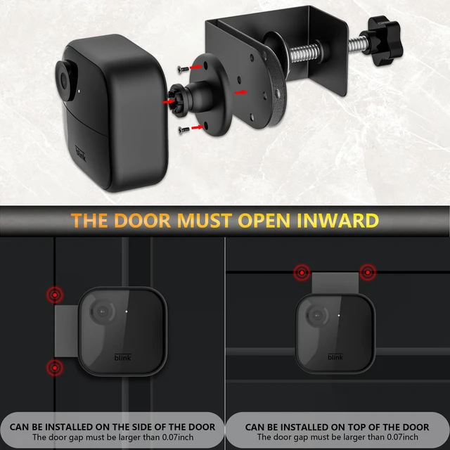 Alt view image 4 of 7 - Blink Outdoor Camera Mount - No Drilling Blink Security Camera Mounting Accessories for 4th/3rd Gen & Blink XT2/XT Camera