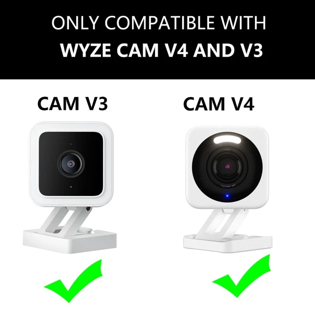 Alt view image 2 of 7 - 2 Pack Angled Window Mount for Wyze Cam v4 / V3, Self-Adhesive Window Mount | 20 Degrees Tilt Wyze V4 Window Mount for Indoor/Outdoor Monitoring , No Reflection , No-Drill , Through Glass for Wyze Cam