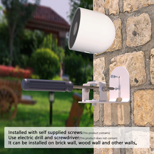 Alt view image 5 of 7 - Zwolf Wall Mount Compatible with Google Nest Cam Outdoor Battery 2nd | Anti-Drop Anti-Theft Mount , Bracket Accessories for Google Wireless Security Camera , Heavy Metal Material