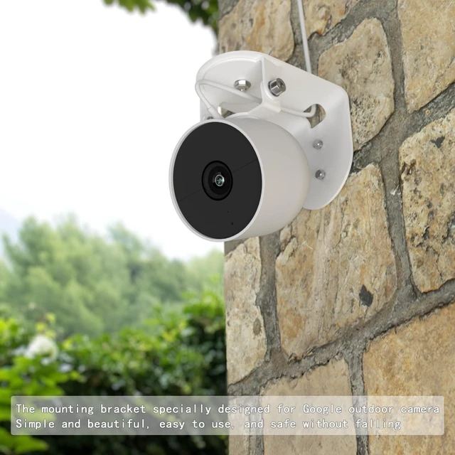 Alt view image 6 of 7 - Zwolf Wall Mount Compatible with Google Nest Cam Outdoor Battery 2nd | Anti-Drop Anti-Theft Mount , Bracket Accessories for Google Wireless Security Camera , Heavy Metal Material