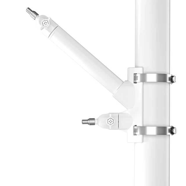 Alt view image 7 of 7 - HOLACA 2-in-1 Pole Mount for Ring/Arlo/Blink Camera and Solar Panels, White | Compatible with Ring Stick Up Cam/Outdoor Cam Plus/Spotlight Cam Plus/Pro, All Blink Camera, Arlo and Other 1/4" Camera