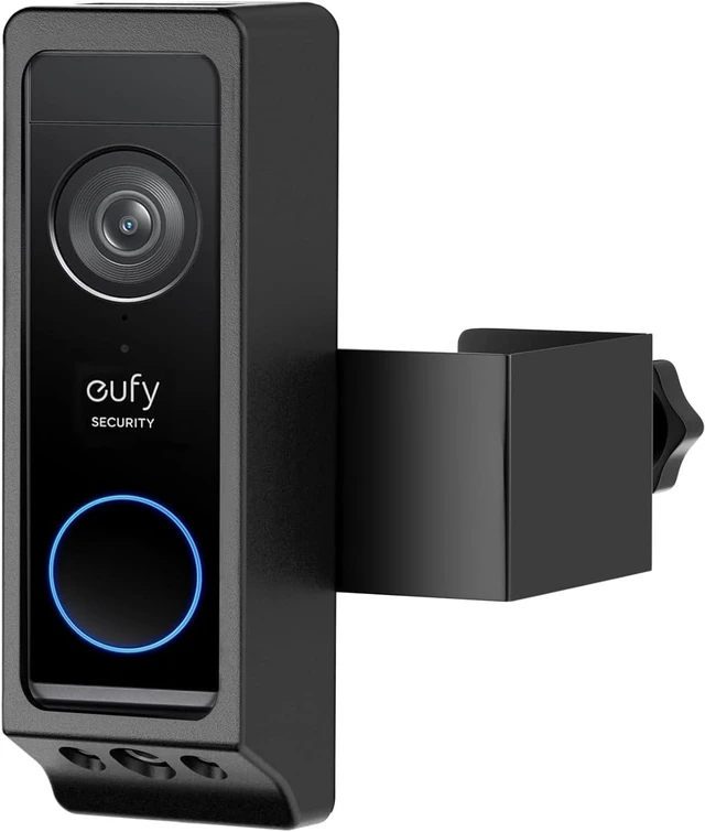 Main image of Anti-Theft Video Doorbell Mount for Eufy Doorbell E340 Only, No-Drill Door Mounting Holder Bracket for Eufy Doorbell Camera, Apartment Door Bell Kits for Home Rentals Room, Not Block Motion Sensor