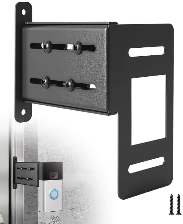 Main image of Adjustable Doorbell Extender Fits for Ring Doorbell 2nd Gen, Stainless Steel