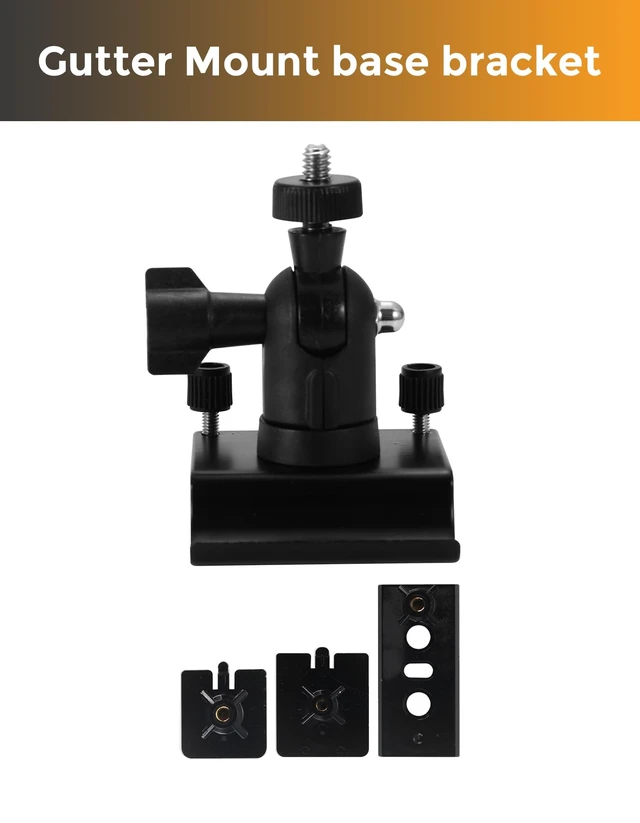 Alt view image 7 of 7 - Vinyl Siding Clips Hanger Hooks Compatible with Stick Up Cam/Pro Solar Panel, Spotlight Cam Pro Battery and Stick Up Cam Plus Battery, Hanger Hooks for Mounting Camera Indoor and Outdoor, 2Pack Black