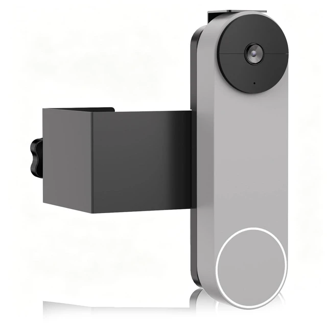 Main image of Anti-Theft Doorbell Mount Compatible with Google Nest Doorbell (Battery) | No-Drill Video Doorbell Camera Mount for Apartments & Rentals, Secure Mounting Bracket Case with No Block Motion Sensor