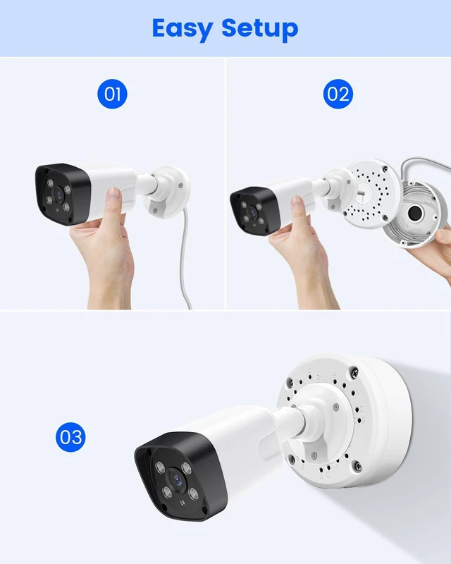 Alt view image 7 of 7 - Universal Metal Security Camera Junction Box, Hide Cable Concealment Boxes | Durable Aluminum, Fits Bullet Camera, Waterproof Design, Cable Management, Easy Installation, Indoor Outdoor Use