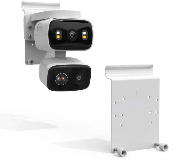 Alt view image 7 of 7 - VOMENC Universal Vinyl Siding Mount Compatible with TP-Link Tapo C246D/C236/C216/C217/C113/C420/C400/C400 KIT/C460 Security Cameras, Easy Installation (White)