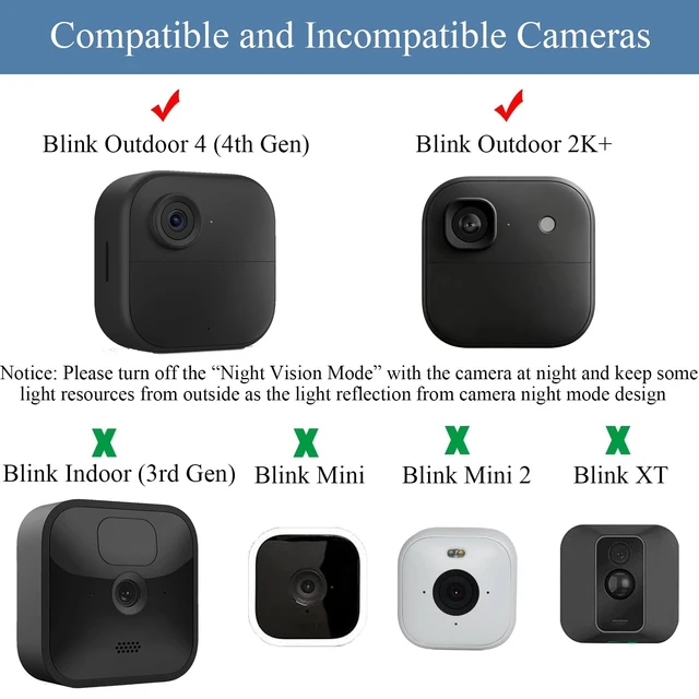 Alt view image 3 of 7 - VVHOOY 2 Pack Angled Window Mount Compatible with Blink Outdoor 4 Secured Camera Glass Wall Holder 20° Tilt(Up/Down/Left/Right) No Drill Self-Adhesive Mount for Glass Windows/Doors, NOT Included Cam