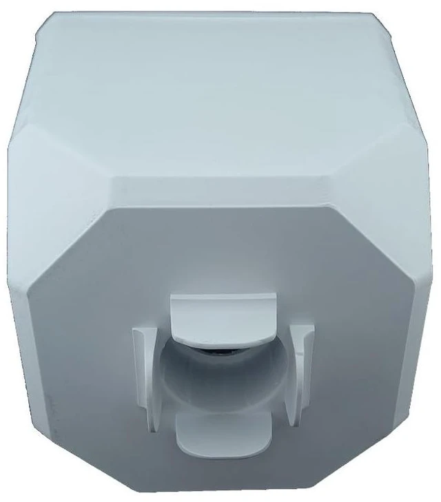 Alt view image 2 of 4 - PRO-154 Multi-Purpose CCTV Pole Termination Junction Box, White, Pole Mount, 6.69x6.69x7.09 Inch, Weatherproof, 360-Degree Camera Housing, Top-of-Pole Installation