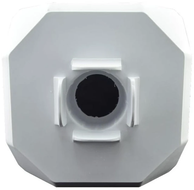 Alt view image 3 of 4 - PRO-154 Multi-Purpose CCTV Pole Termination Junction Box, White, Pole Mount, 6.69x6.69x7.09 Inch, Weatherproof, 360-Degree Camera Housing, Top-of-Pole Installation