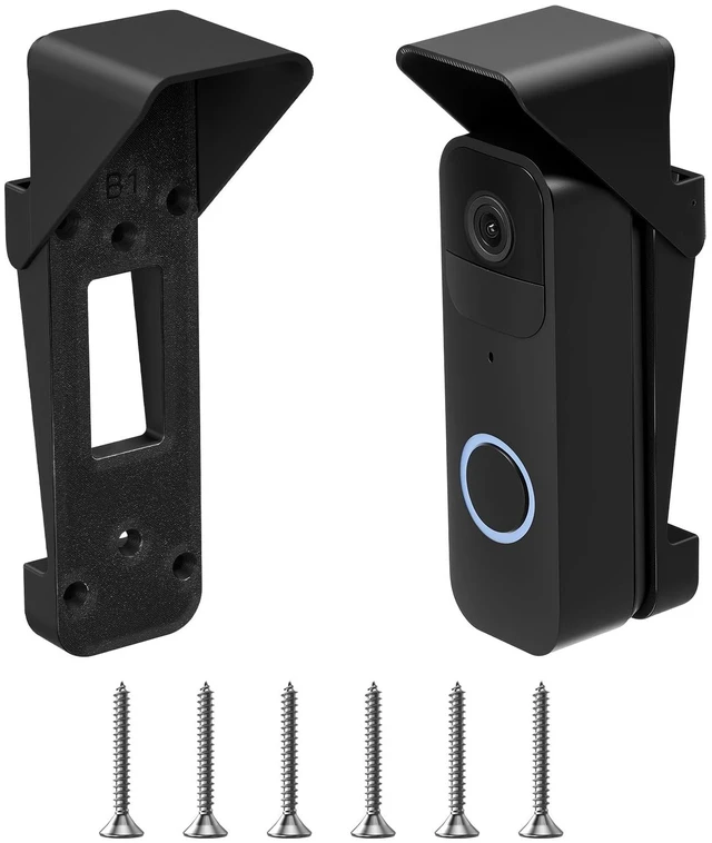 Main image of Blink Doorbell Vinyl Siding Mount with Weatherproof Rain Cover | Anti-Glare Protective Shield & Anti-Slip Wedge Kit for Blink Video Doorbell (1st Gen), Fits 4" Standard Vinyl Siding Only