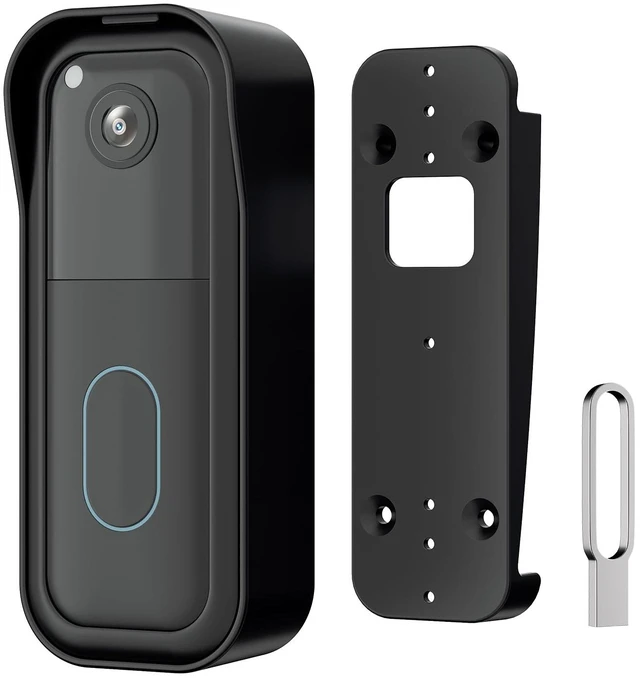 Main image of Blink Doorbell Mount & Vinyl Siding Mount for Blink Video Doorbell(2nd Gen) | Fits 4" Standard Siding,Weatherproof Cover Case for Blink Doorbell Camera 2nd Gen,Doorbell Angle Mountig Bracket Wedge Kit