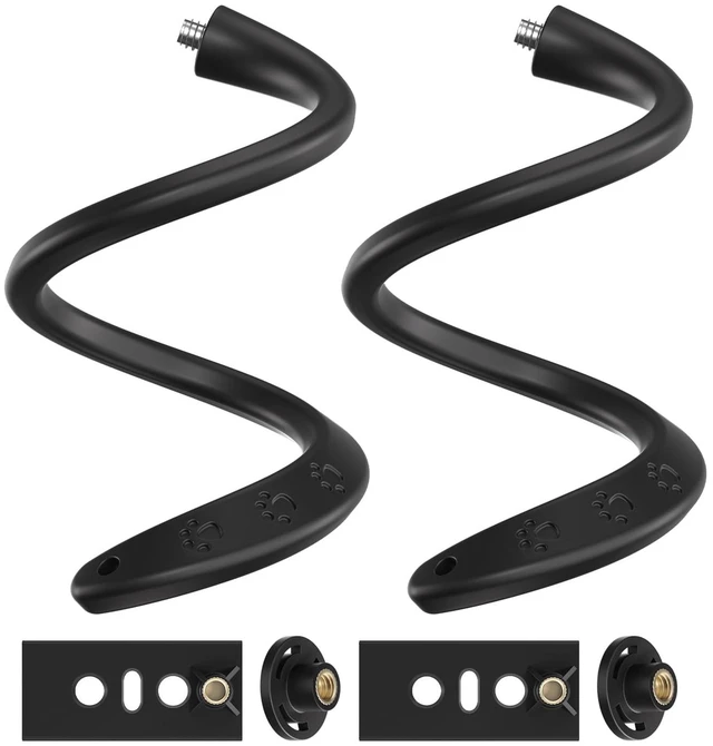 Main image of Flexible Twist Mount for Indoor/Outdoor Security Cameras,2-Pack Universal 1/4"-20 Adjustable Camera Bracket Compatible with Ring, Blink, Arlo, Wyze and More, 17.7-Inch Gooseneck,No-Drill Installation