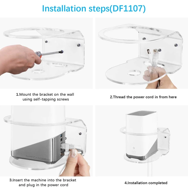 Alt view image 5 of 7 - Koroao Wall Mount Holder for eufy Security HomeBase 380 (HomeBase 3), Space-Saving Security Camera Bracket(1pack)