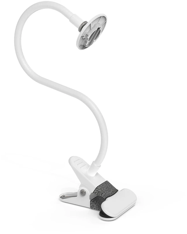 Alt view image 5 of 7 - OkeMeeo No-Drill Mount for Arlo Essential Pan Tilt Security Camera, Heavy Duty Gooseneck Clip Mount (15.7 Inch)