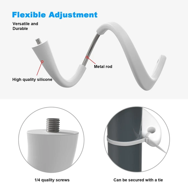Alt view image 3 of 7 - HOLACA Twist Mount for eufy Security eufyCam C37 and in/Outdoor Camera C31 | with 1/4" Threaded Hole Compatible with eufyCam 2/2 Pro/2C/2C Pro/3/3C/S300/S330/S3 Pro,SoloCam C210/S220,Indoor Cam E220