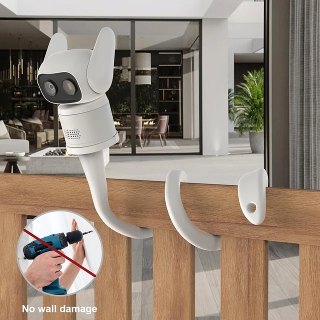 Alt view image 2 of 7 - HOLACA Twist Mount for eufy Security eufyCam C37 and in/Outdoor Camera C31 | with 1/4" Threaded Hole Compatible with eufyCam 2/2 Pro/2C/2C Pro/3/3C/S300/S330/S3 Pro,SoloCam C210/S220,Indoor Cam E220