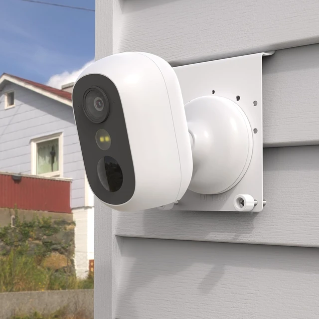 Alt view image 6 of 7 - VOMENC Vinyl Siding Mount Compatible with eufy Security eufyCam C35,Outdoor Camera Mounting Bracket No Drill,White (1Pack)