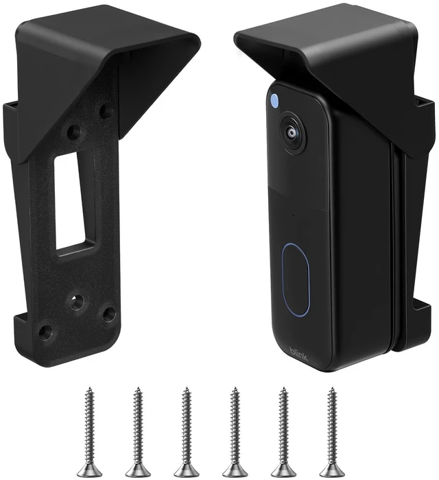 Main image of Vinyl Siding Mount for Blink Video Doorbell 2nd Gen (2025 Release) | Anti-Slip Wedge Kit with Weatherproof Rain Cover for 4" Standard Vinyl Siding, Protective Shield Against Rain, Snow & Glare