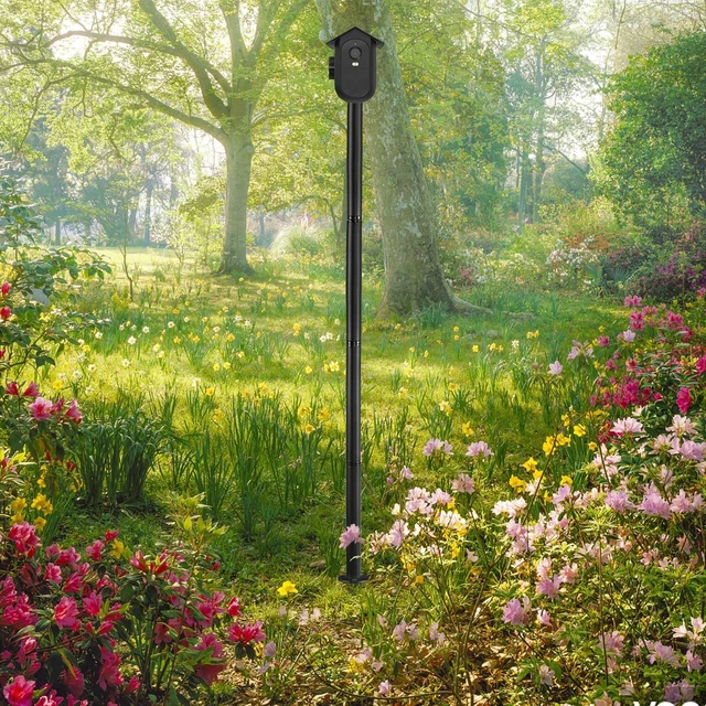 Alt view image 5 of 6 - Koroao Security Camera Ground Stake Heavy Duty Stand Mount with Silicone Skin Cover for Arlo Essential XL Camera (2nd Gen) Outdoor Security Camera Adjustable BracketBlack