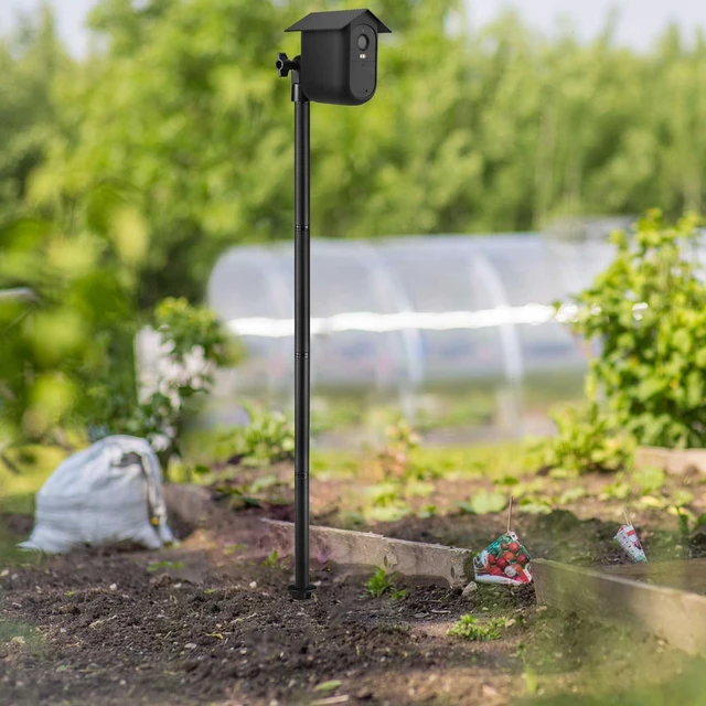 Alt view image 6 of 6 - Koroao Security Camera Ground Stake Heavy Duty Stand Mount with Silicone Skin Cover for Arlo Essential XL Camera (2nd Gen) Outdoor Security Camera Adjustable BracketBlack