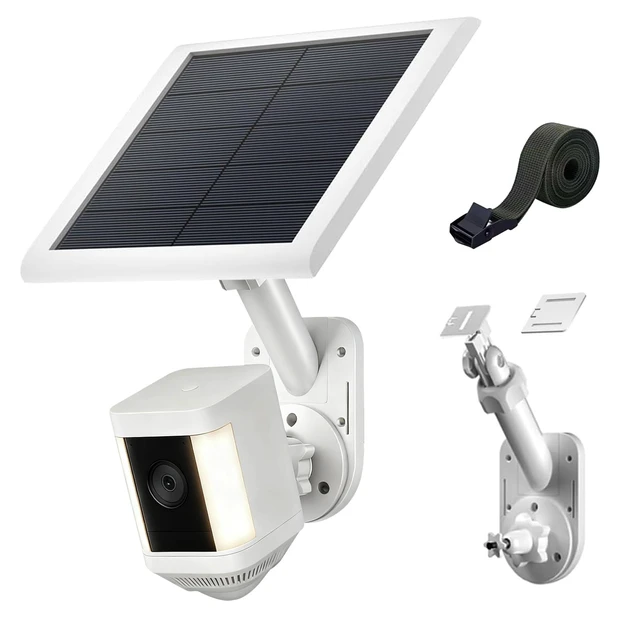 Main image of AVEXOR 2-in-1 Wall and Pole Mount for Ring Camera and Solar Panel | Compatible with Ring Stick Up Cam, Spotlight Cam, Ring Solar Panels, Blink Outdoor, Arlo & standard 1/4"-20 devices